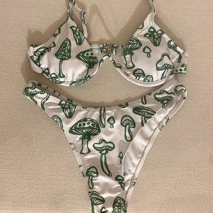 Shein mushroom bikini
